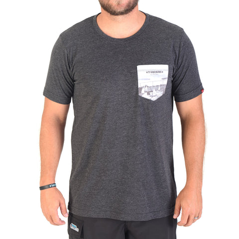 T-Sherms Graveyard Pocket T Shirt (Charcoal) – Groundswell Supply