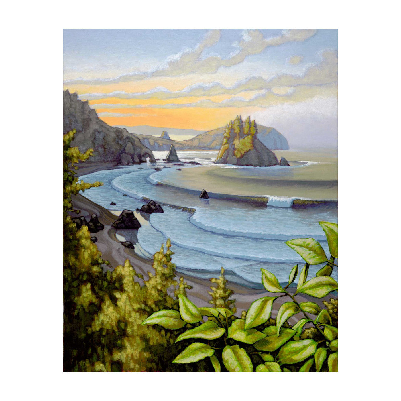 Matt Beard Art Print "Sunrise Over the Cove"