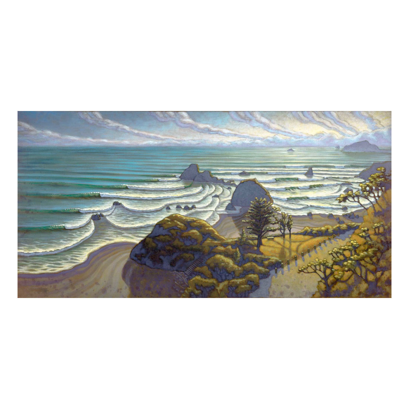 Matt Beard Art Print "Surf Check Daydream"