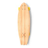 Bamboo Bat Tail Lined Up Cruiser Skateboard-Top