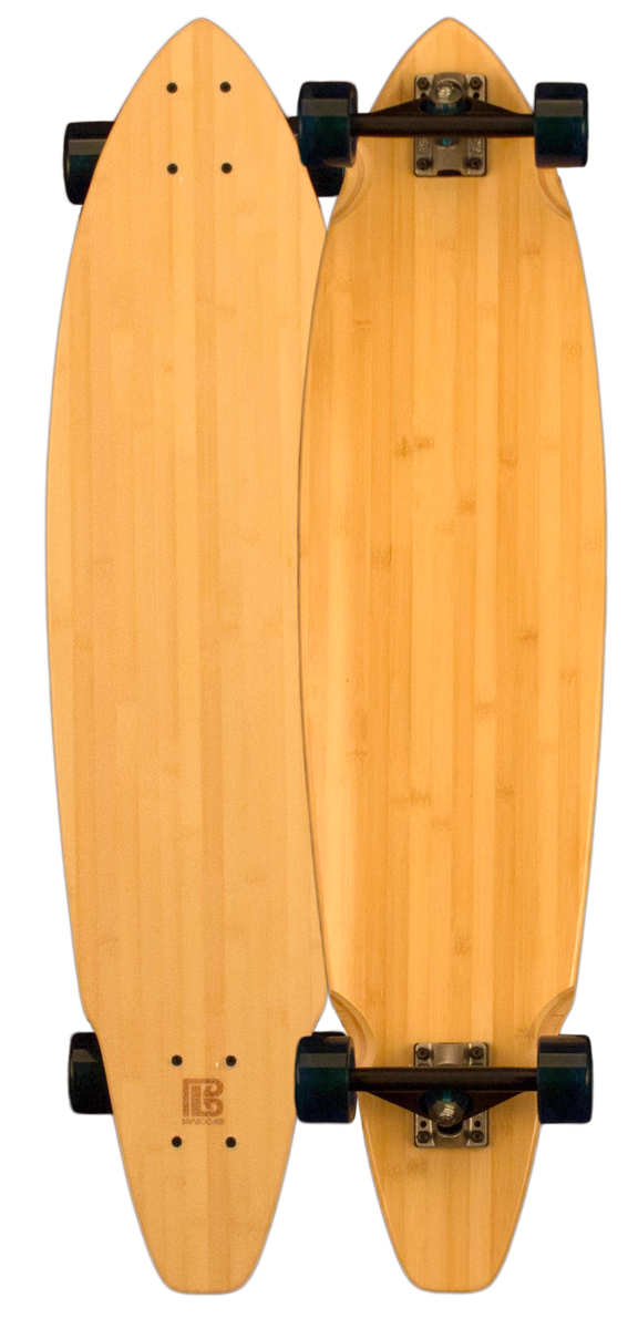 Hjemløs Stoop fjerne Bamboo Square Tail Blank Longboard Skateboard – Groundswell Supply