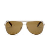 Otis Double Lucky Sunglasses (White Gold/Tropical Brown)