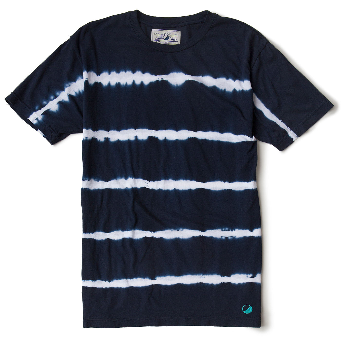 Wellen Surf Indigo Striped T-Shirt
