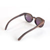 Woodroze PoleKat Ebony Wood Polarized Sunglasses (Polar Mirror Lens) Back