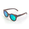 Woodroze PoleKat Ebony Wood Polarized Sunglasses (Polar Mirror Lens)